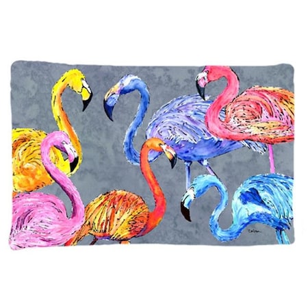 Jensendistributionservices Flamingo Six Senses Moisture Wicking Fabric Standard Pillowcase MI757845
